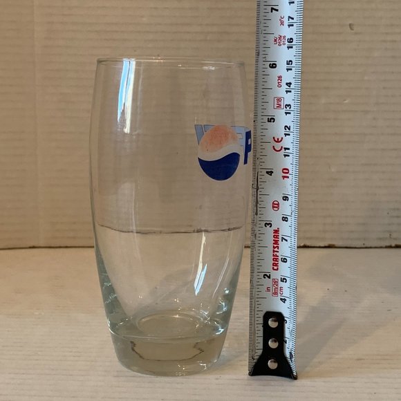 Pepsi Cola Tall Drinking Glass Vintage - Picture 5 of 10